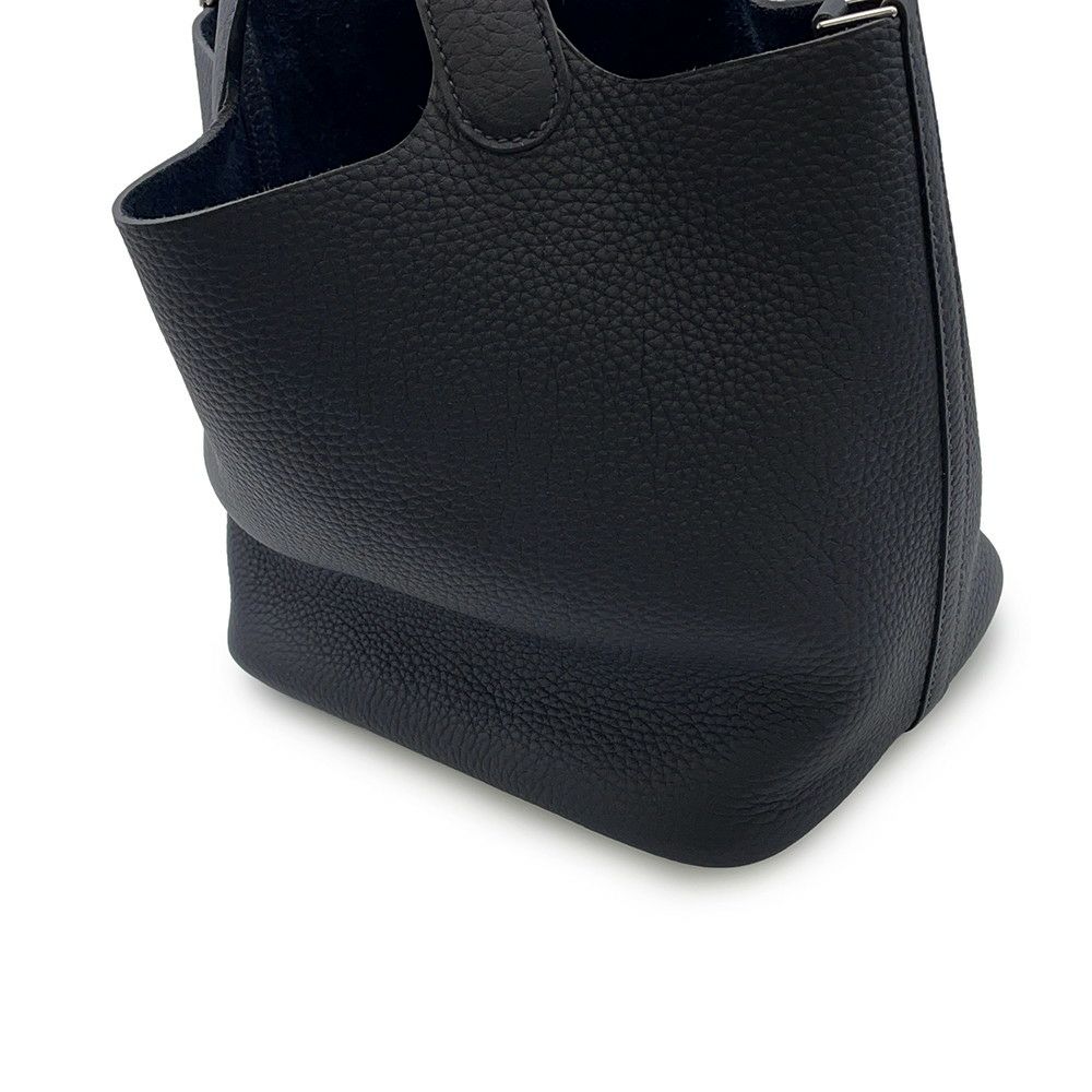 エルメス ハンドバッグ ピコタンロックMM キャバン/シルバー金具 トリヨンクレマンス K刻印