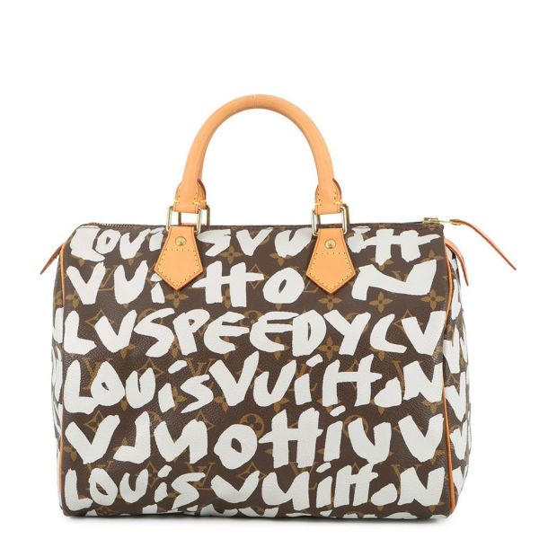 鑑定済 ルイヴィトン スピーディ30 ハンドバッグ ミニボストン モノグラム ルイヴィトン ハンドバッグ モノグラム・グラフィティ スピーディ 30