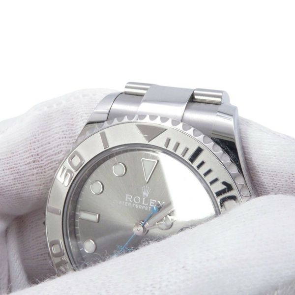 ロレックス ヨットマスター ダークロジウム SS/プラチナ950 ランダムシリアル ルーレット 268622 ROLEX 腕時計 スレート文字盤