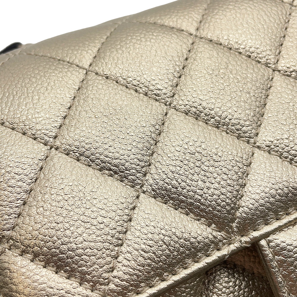 シャネル チェーンショルダーバッグ マトラッセ ココマーク キャビアスキン AS5758 CHANEL