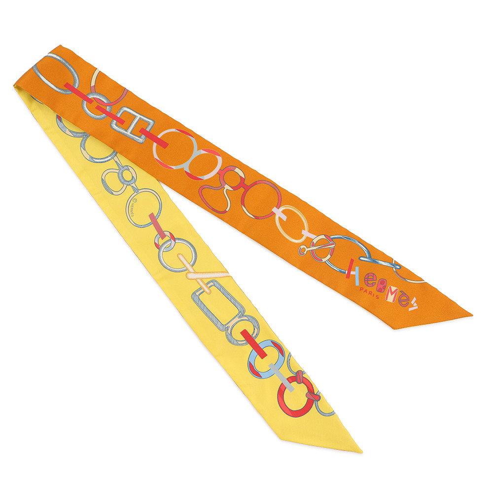 エルメス スカーフ ツイリー ド・レ・ブックル Do Re Boucles HERMES シルク 2023春夏