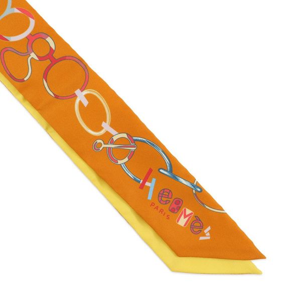エルメス スカーフ ツイリー ド・レ・ブックル Do Re Boucles HERMES シルク 2023春夏