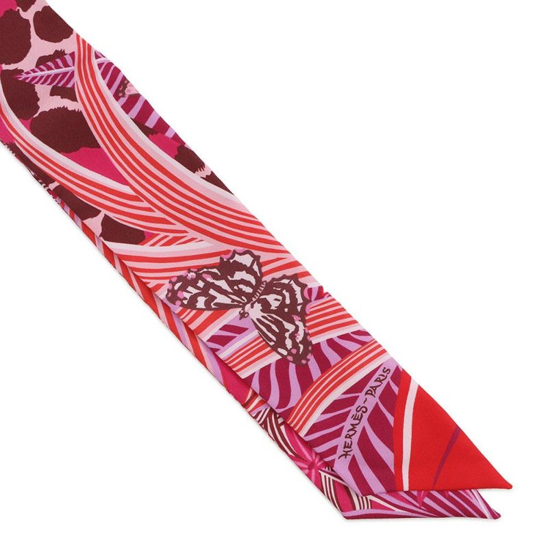 エルメス スカーフ ツイリー ジャガー ケツァール AGUAR QUETZAL HERMES シルクツイル