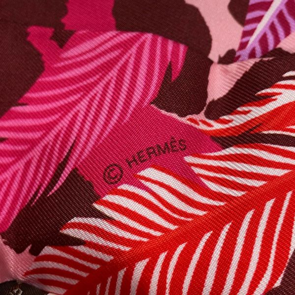 エルメス スカーフ ツイリー ジャガー ケツァール JAGUAR QUETZAL HERMES シルクツイル