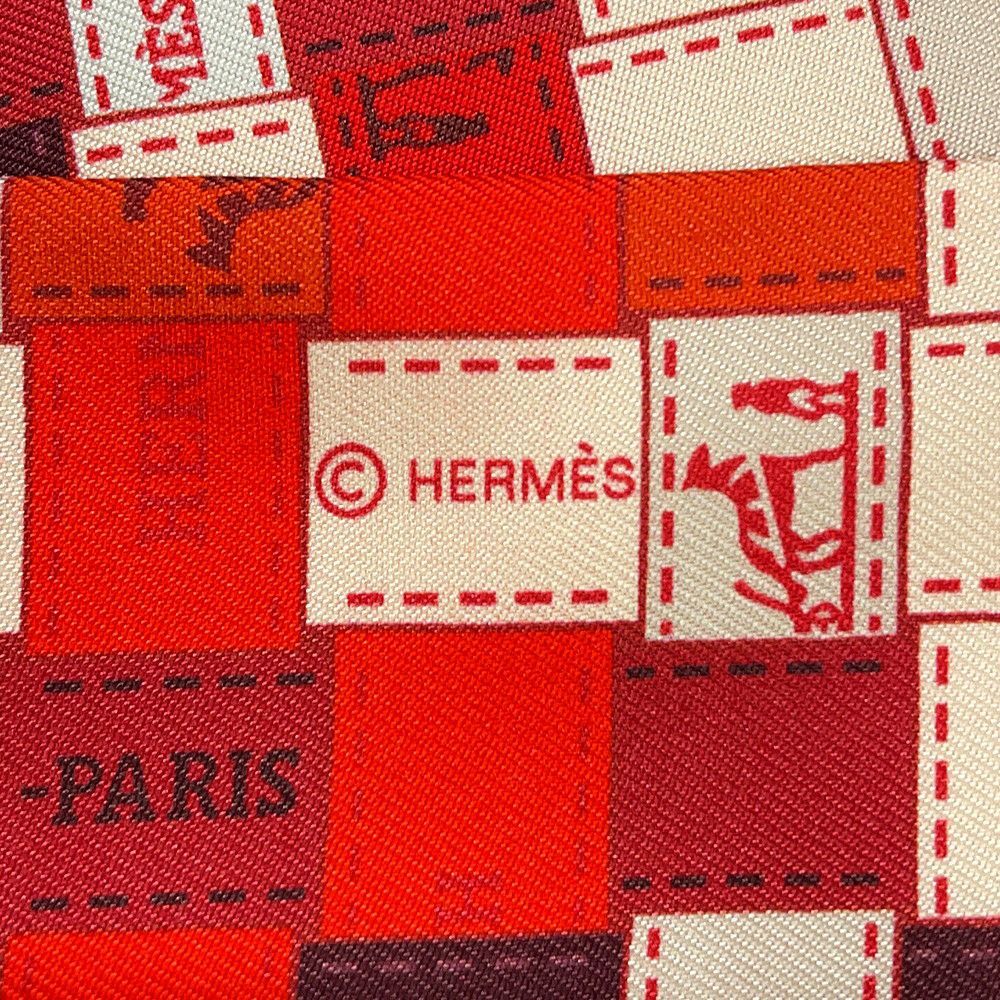 エルメス スカーフ ツイリー ボルデュック・チェック Bolduc au Carre HERMES シルクツイル 2019年秋冬