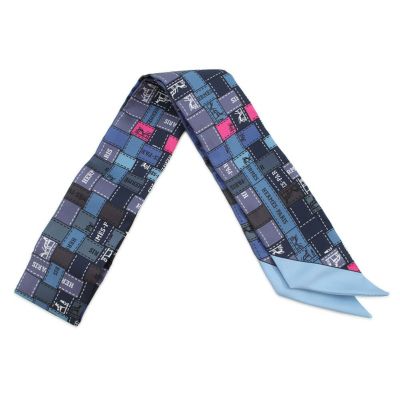 エルメス スカーフ ツイリー ボルデュック・チェック Bolduc au Carre