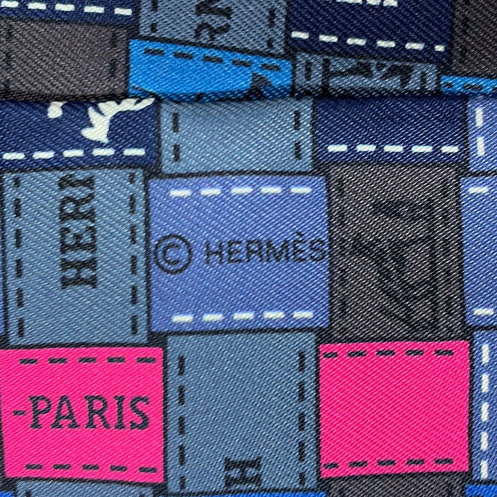 エルメス スカーフ ツイリー ボルデュック・チェック Bolduc au Carre HERMES シルクツイル 2019年秋冬