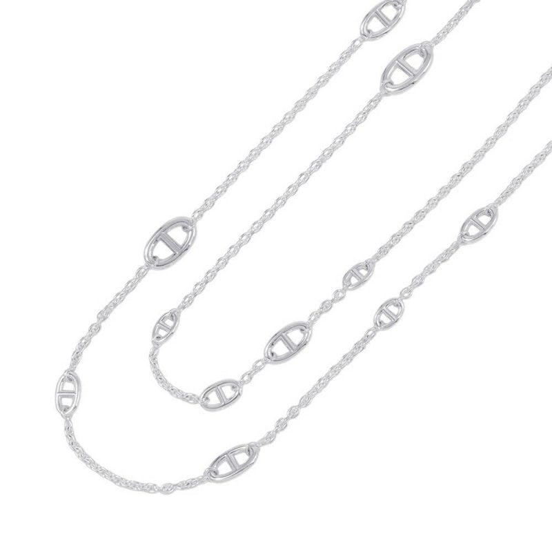 エルメス ネックレス シェーヌダンクル ファランドール サイズ160 SV925シルバー HERMES ロングネックレス ジュエリー