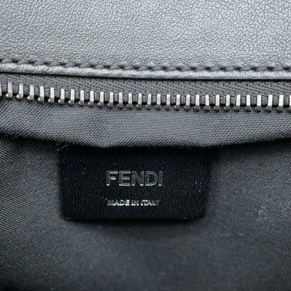 フェンディ リュック ロゴ レザー 7VZ060 FENDI バッグ バックパック 黒 2way