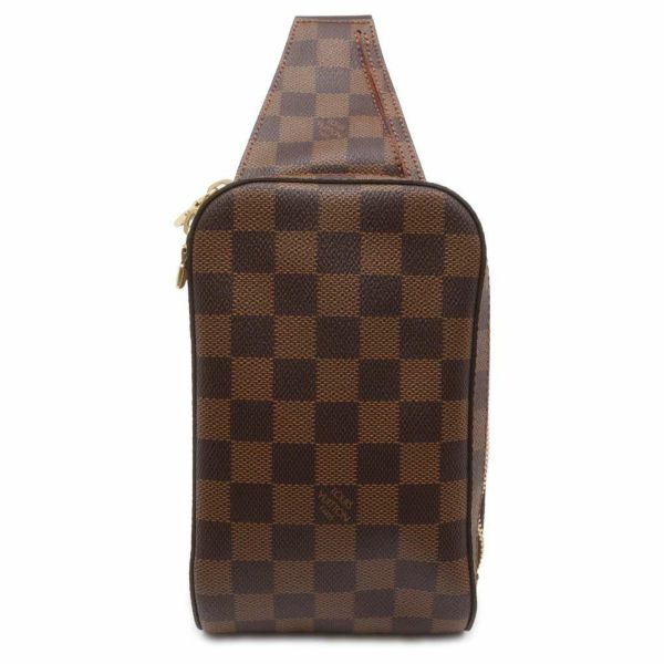 ルイヴィトン ボディバッグ ダミエ・エベヌ ジェロニモス N51994 LOUIS VUITTON ヴィトン ショルダーバッグ ウエストポーチ メンズ  安心保証 | 中古・新品ブランド販売ギャラリーレア公式通販