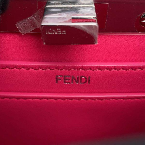 フェンディ ハンドバッグ ピーカブー アイシーユー プチ レザー 8BN335 FENDI バッグ 2wayショルダーバッグ