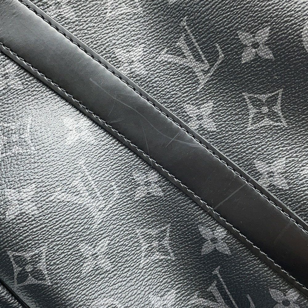 ルイヴィトン ボストンバッグ モノグラム・エクリプス キーボル・バンドリエール45 M40569 2wayショルダー ブラック 黒