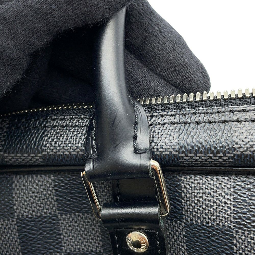 ルイヴィトン ビジネスバッグ ダミエ・グラフィット ポルトドキュマン・ヴォワヤージュ N41125 黒 ブラック