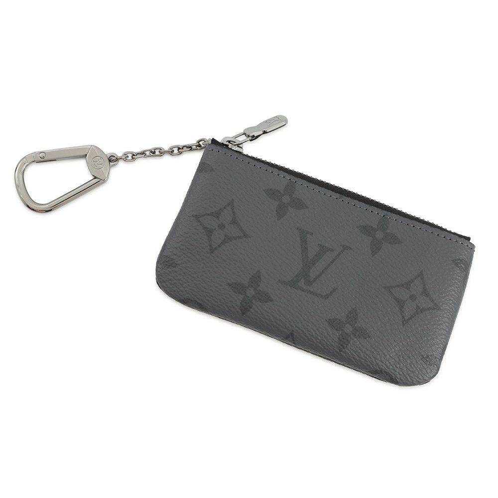 ルイヴィトン コインケース モノグラム・エクリプス リバース ポシェット・クレ M80905 LOUIS VUITTON 黒 ブラック