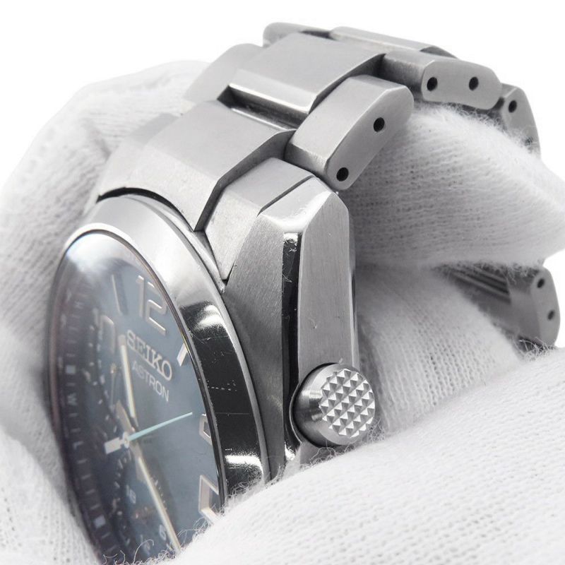 セイコー アストロン セイコー創業140周年記念限定モデル 日本限定300本 SBXY023 ブルーグレー/金春色文字盤 ソーラー電波