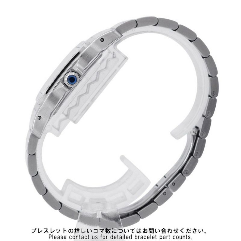 カルティエ サントス ガルベ LM W20060D6 Cartier 腕時計 ウォッチ シルバー文字盤