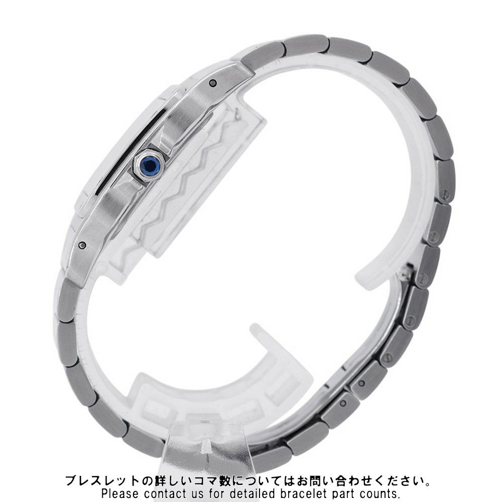 カルティエ サントス ガルベ LM W20060D6 Cartier 腕時計 ウォッチ シルバー文字盤