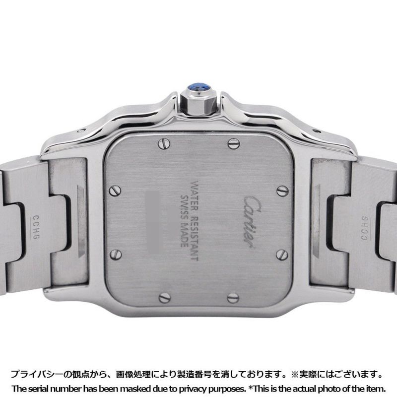 カルティエ サントス ガルベ LM W20060D6 Cartier 腕時計 ウォッチ シルバー文字盤