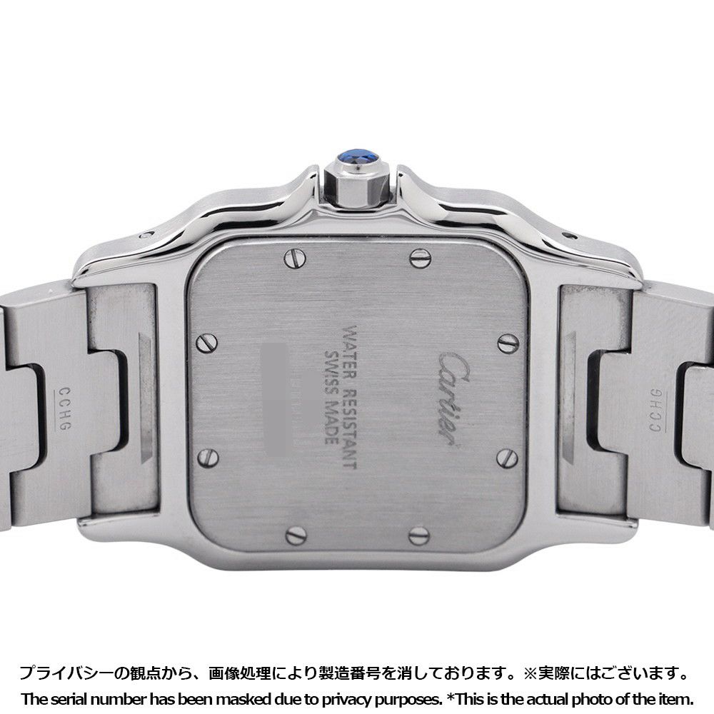 カルティエ サントス ガルベ LM W20060D6 Cartier 腕時計 ウォッチ シルバー文字盤