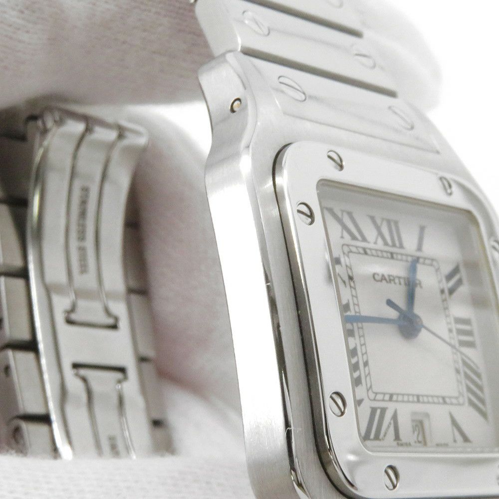 カルティエ サントス ガルベ LM W20060D6 Cartier 腕時計 ウォッチ シルバー文字盤