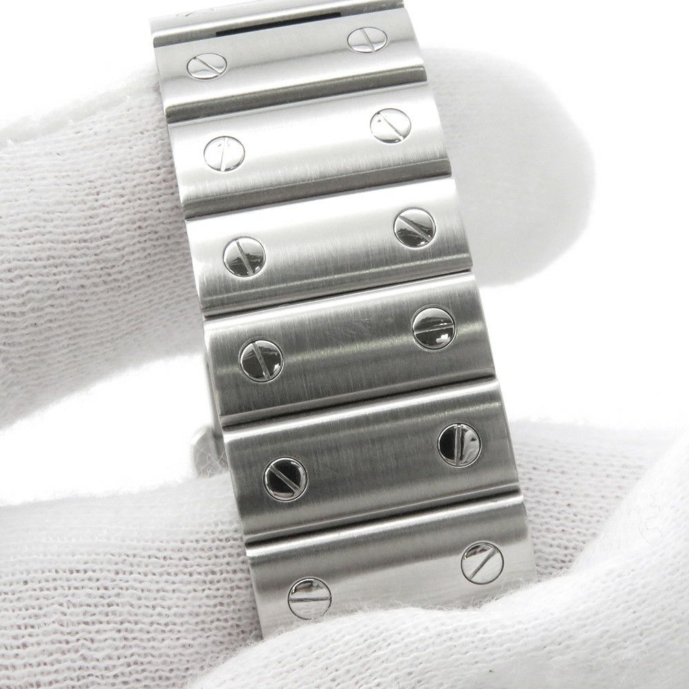 カルティエ サントス ガルベ LM W20060D6 Cartier 腕時計 ウォッチ シルバー文字盤