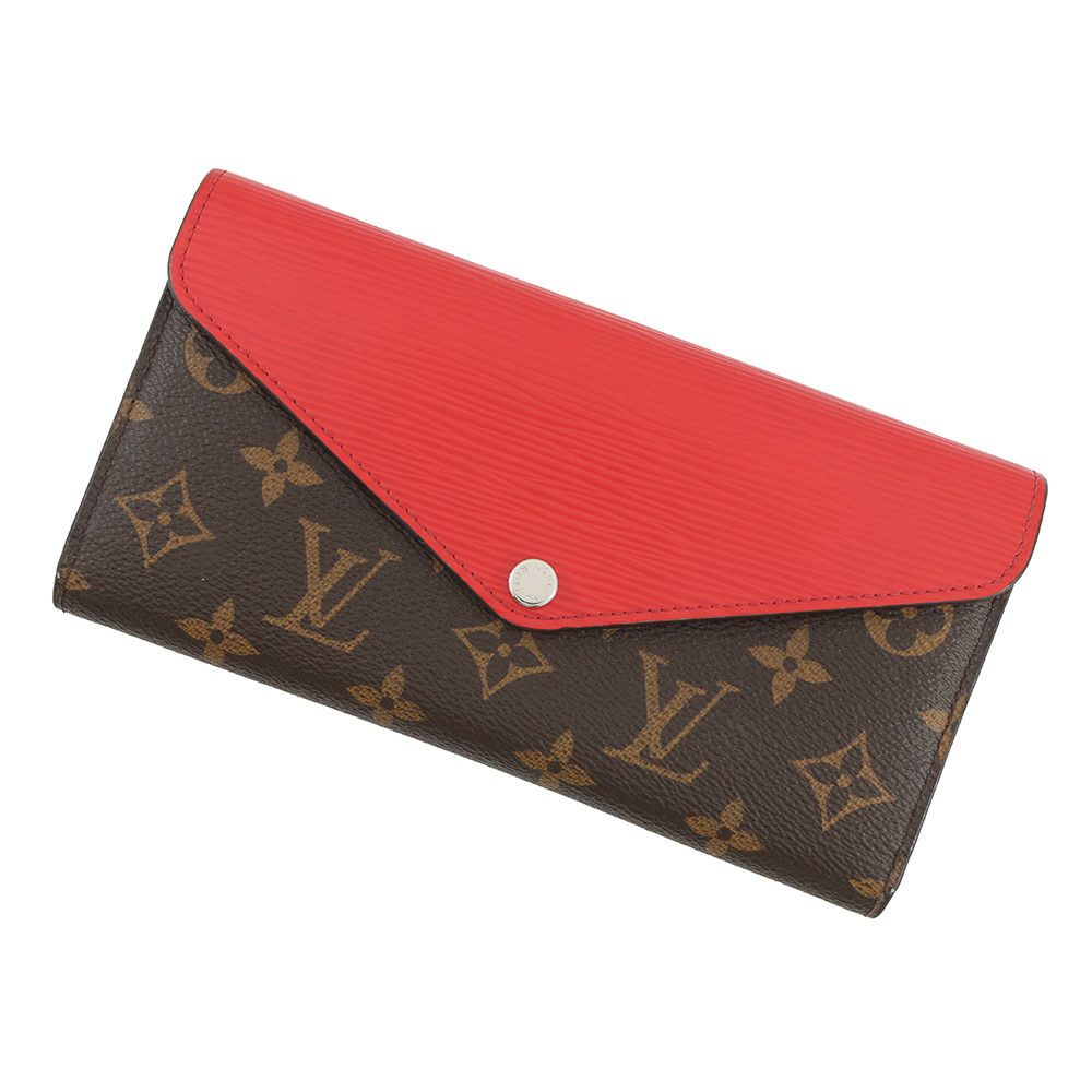 ルイヴィトン 長財布 ポルトフォイユ・マリールー ロン M60727 LOUIS VUITTON ヴィトン 財布 赤