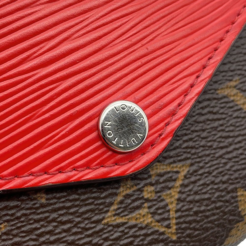 ルイヴィトン 長財布 ポルトフォイユ・マリールー ロン M60727 LOUIS VUITTON ヴィトン 財布 赤