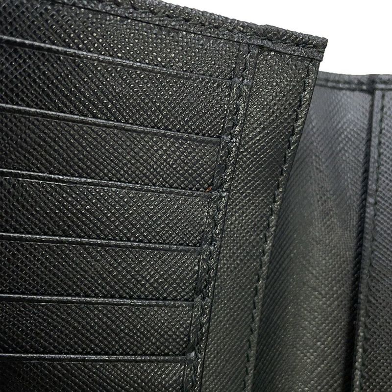 プラダ 長財布 サフィアーノトラベル ポーターコラボ レザー 2M1341 PRADA 財布 黒