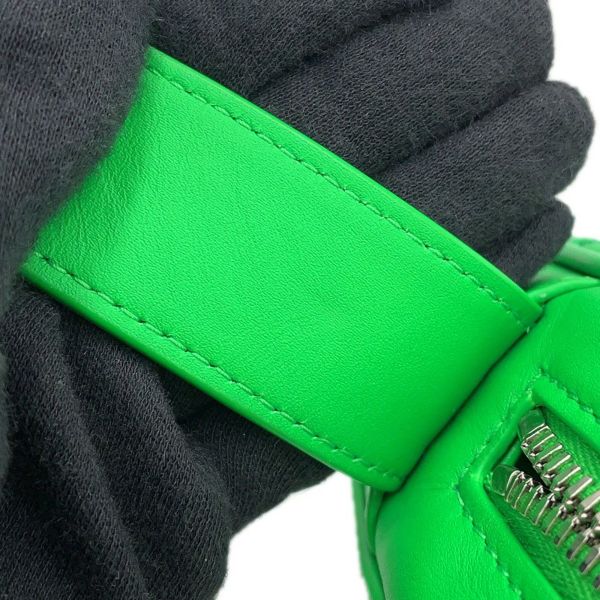 ボッテガヴェネタ ショルダーバッグ イントレチャート フォンポーチ カーフレザー 729296 BOTTEGA VENETA グリーン