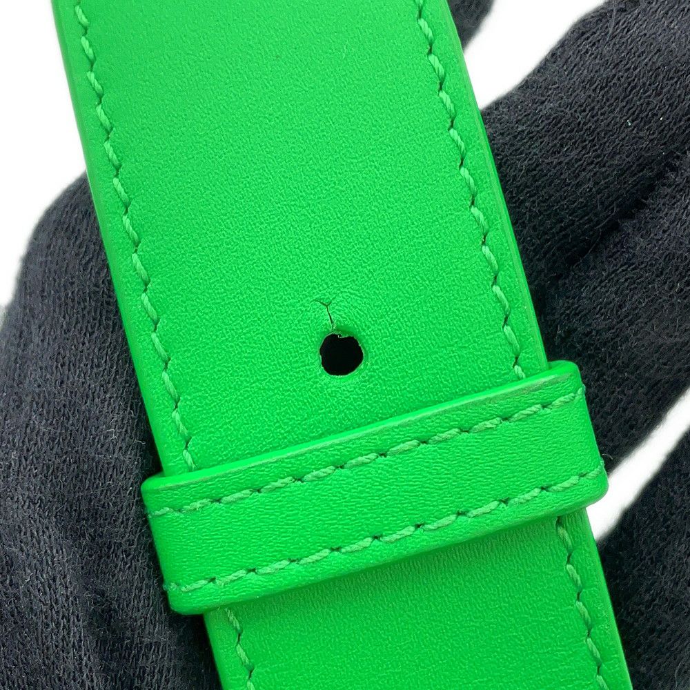 ボッテガヴェネタ ショルダーバッグ イントレチャート フォンポーチ カーフレザー 729296 BOTTEGA VENETA グリーン