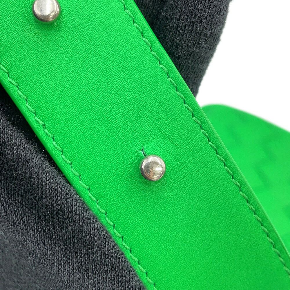 ボッテガヴェネタ ショルダーバッグ イントレチャート フォンポーチ カーフレザー 729296 BOTTEGA VENETA グリーン