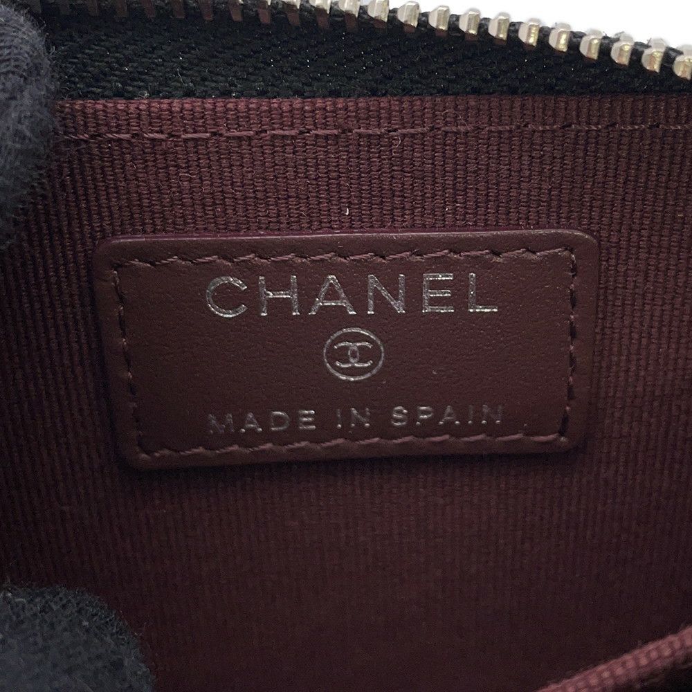 シャネル コインケース マトラッセ ココマーク キャビアスキン AP0216 CHANEL 財布 黒