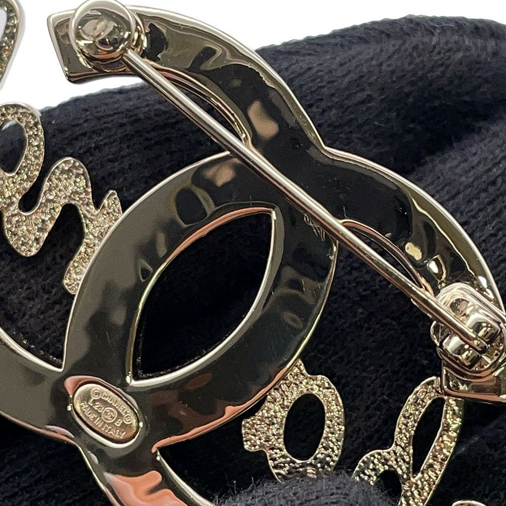 シャネル ブローチ ココマーク ロゴ ラインストーン フェイクパール L23 B ABB778 CHANEL アクセサリー