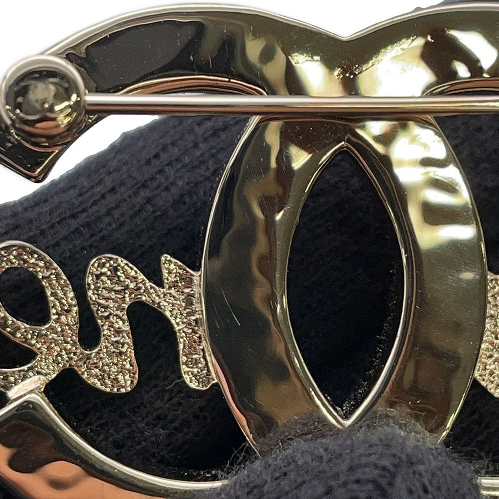 シャネル ブローチ ココマーク ロゴ ラインストーン フェイクパール L23 B ABB778 CHANEL アクセサリー