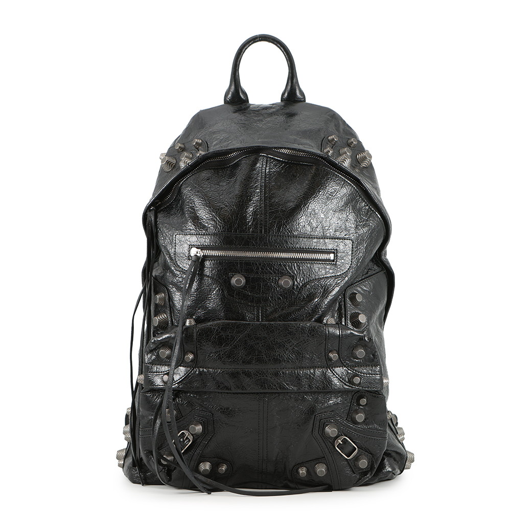 バレンシアガ リュック ル カゴール バックパック レザー 766297 BALENCIAGA リュックサック メンズ 黒