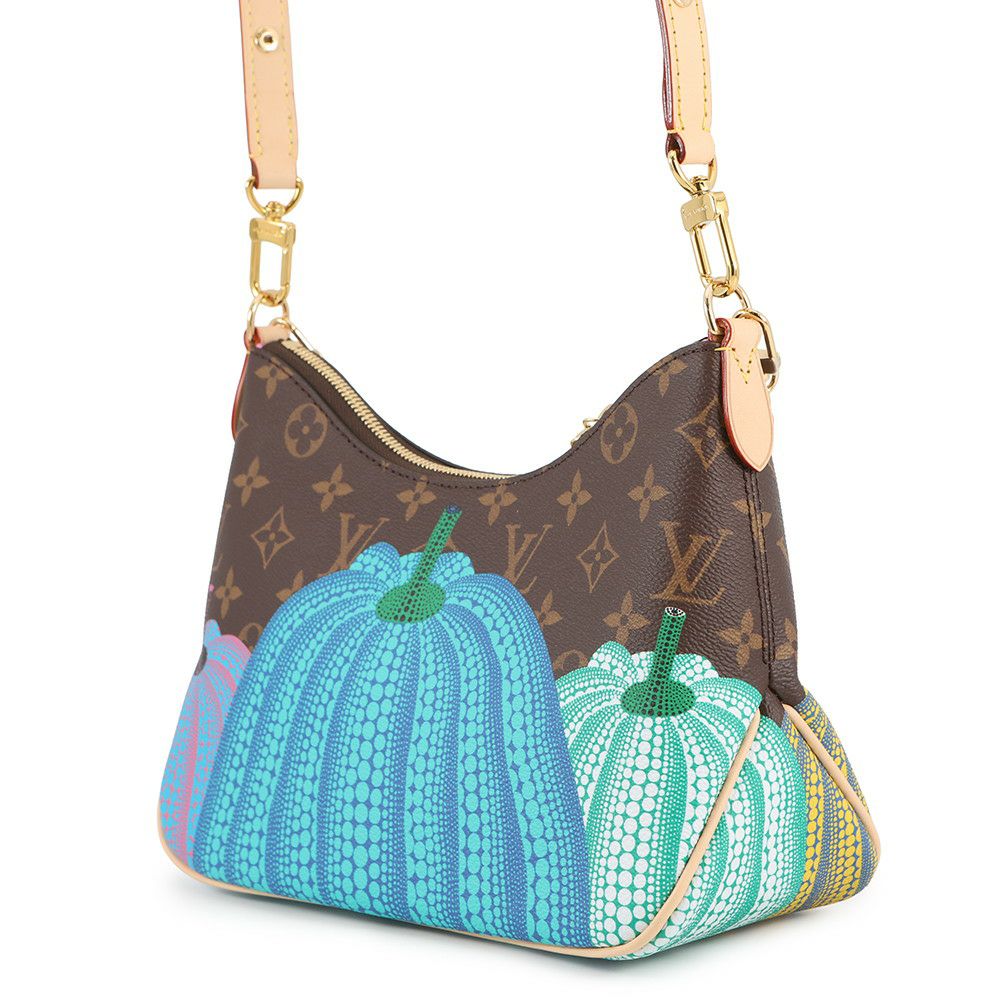 ルイヴィトン ショルダーバッグ モノグラム・パンプキン LV×YK ブーローニュ NM M46470 ヴィトン 2way ハンドバッグ 草間彌生