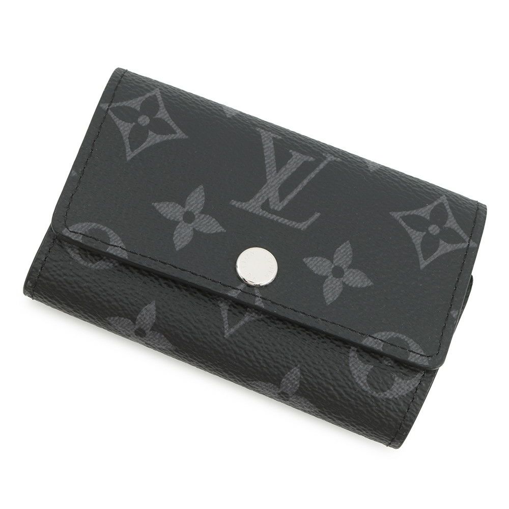 ルイヴィトン キーケース モノグラム・エクリプス ミュルティクレ6 M82603 LOUIS VUITTON 黒 ブラック