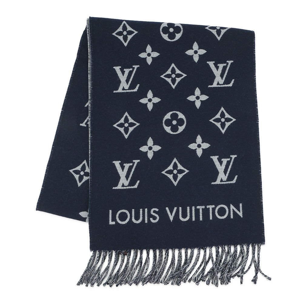 ルイヴィトン マフラー オール アバウト モノグラム ウール M79130 LOUIS VUITTON
