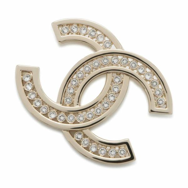 シャネル ブローチ ココマーク ラインストーン B23 K CHANEL アクセサリー