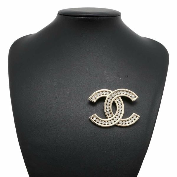 シャネル ブローチ ココマーク ラインストーン B23 K CHANEL アクセサリー