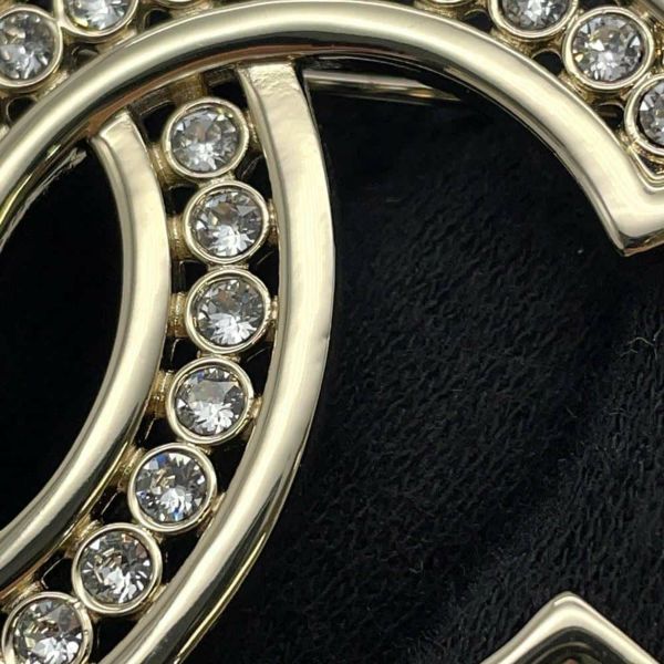 シャネル ブローチ ココマーク ラインストーン B23 K CHANEL アクセサリー