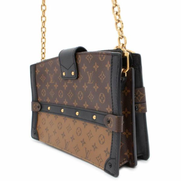 ルイヴィトン ショルダーバッグ モノグラム・リバース トランククラッチ M43596 LOUIS VUITTON