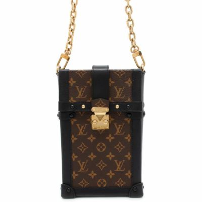 LOUIS VUITTON】LV ルイヴィトン エヴァ N55213 ダミエ・エベヌ ブラウン ダミエキャンバス/レザー ハンドバッグ/ショルダーバッグ