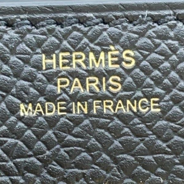 エルメス ケリーウォレット ロング トゥーゴー ブラック/ゴールド金具 エプソン Y刻印 HERMES 黒