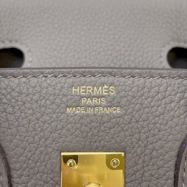 エルメス バーキン25 グリメイヤー/ゴールド金具 トゴ W刻印 HERMES Birkin ハンドバッグ