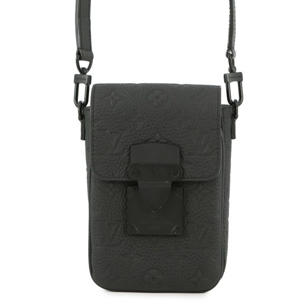 ルイヴィトン ショルダーバッグ モノグラム・トリヨン Sロック ヴェルティカル・ウエアラブル ウォレット M81524 ヴィトン 黒 ブラック