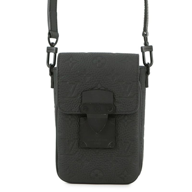 ルイヴィトン ショルダーバッグ モノグラム・トリヨン Sロック ヴェルティカル・ウエアラブル ウォレット M81524 ヴィトン 黒 ブラック
