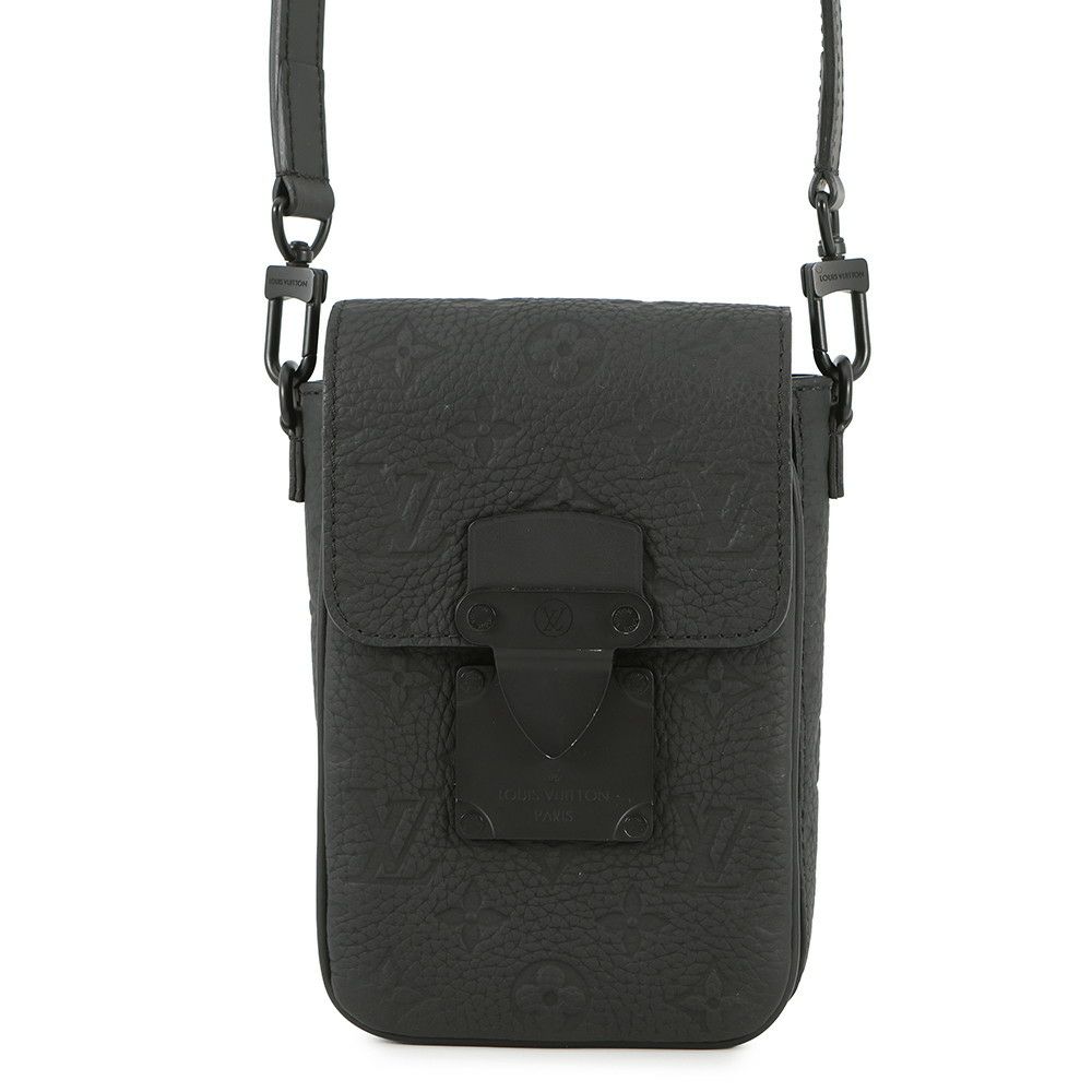 ルイヴィトン ショルダーバッグ モノグラム・トリヨン Sロック ヴェルティカル・ウエアラブル ウォレット M81524 ヴィトン 黒 ブラック