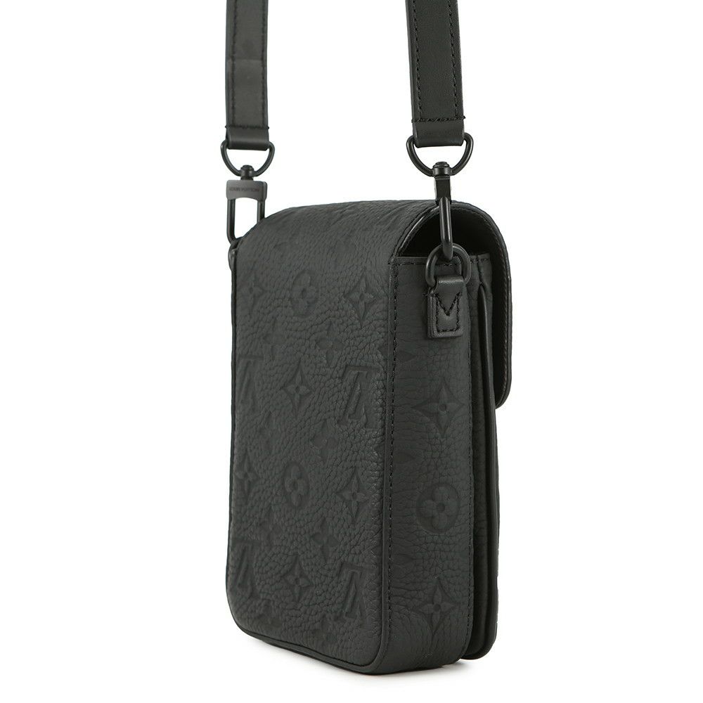 ルイヴィトン ショルダーバッグ モノグラム・トリヨン Sロック ヴェルティカル・ウエアラブル ウォレット M81524 ヴィトン 黒 ブラック