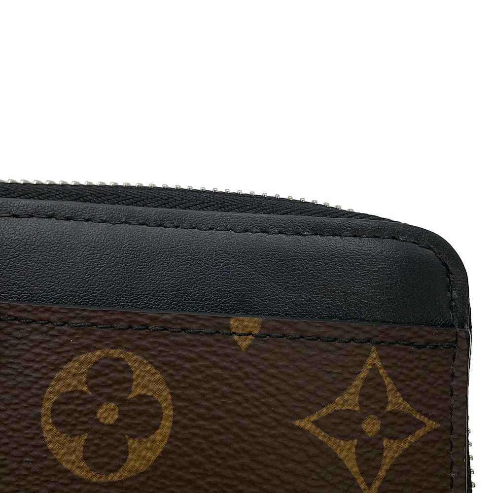 ルイヴィトン 長財布 モノグラム・マカサー ジッピー・ドラゴンヌ M69407 LOUIS VUITTON 黒 ブラック